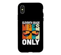 Eleventh 11st Grade Students Vibes Only Back to School Coque pour iPhone X/XS