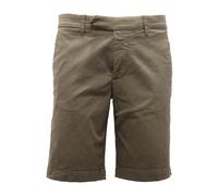 Eleventy - Bermuda en coton vert armée - Homme - Shorts - Vert - Taille: W31