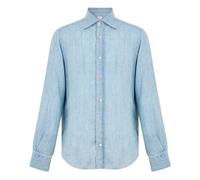Eleventy, Homme, Chemises, Bleu, Taille: XL 08 Zucchero Camicia