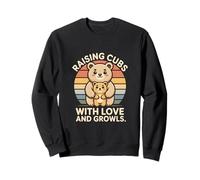 Élever des Petits avec Amour et grognements Bear Dad Sweatshirt