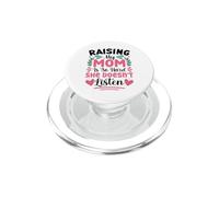 Élever ma mère est si Difficile qu'elle n'écoute Pas Son Fils et sa Fille PopSockets PopGrip pour MagSafe