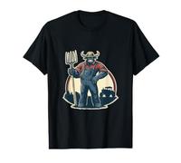 Éleveur De Taureaux avec Fourche De Tracteur T-Shirt Graphique avec Valeur