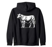 Éleveur de vaches - Monochromatique Limousin Sweat à Capuche
