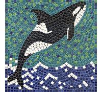 Élevez ton hobby au Niveau Supérieur, diy Kit de Mosaïque Adultes, Carré de 20cm Orca