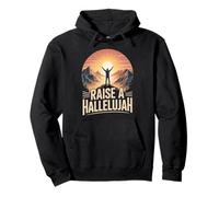 Élevez Un Design chrétien d'Hallelujah Mountain Worship Sweat à Capuche