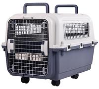 Elevon Cage de Transport en Plastique approuvée par Les compagnies aériennes pour Chien Taille M 67,3 x 50,8 x 47,8 cm (L x l x H)