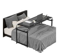 ELEVON Table de lit à roulettes pour Ordinateur Portable King Queen Noir