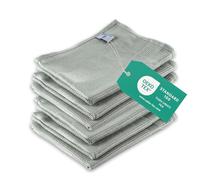 ELEXACLEAN Torchons Microfibre 68x42 cm, 6 pièces, Gris Clair | Essuie-vaisselle sans peluches, verres et couverts, 80 % polyester, 20 % polyamide, OEKO-TEX STANDARD 100 FL024 240473