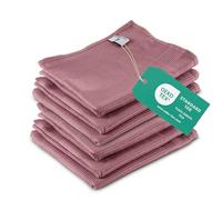 ELEXACLEAN Torchons Microfibre 68x42 cm, 6 pièces, Vieux Rose | Essuie-vaisselle sans peluches, verres et couverts, 80 % polyester, 20 % polyamide, OEKO-TEX STANDARD 100 FL024 240473