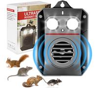 Elezenioc Répulsif à ultrasons pour voiture - Répulsif contre les martres - Avec flash - Avec contrôle par capteur - Pour le grenier, le jardin - Efficace contre les souris