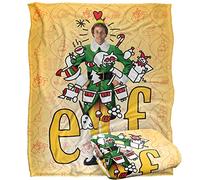 Elf Buddy Doodles Plaid ultra doux au toucher soyeux - 152 x 127 cm
