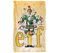 Elf Buddy Doodles Plaid ultra doux au toucher soyeux - 91 x 147 cm