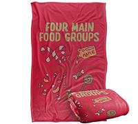 Elf Buddy Elf Four Food Groups Plaid Ultra Doux au Toucher Soyeux - 91 x 147 cm