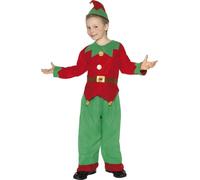 Elf Costume, Child, Unisex Medium Age 6-8 Vert