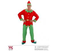 Elf De L'aide De Costume De P¿Re No¿L 89001 Widmann Homme Vert