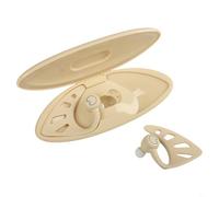 Elf Ear True Casque sans fil avec lumière LED et étui de charge compact pour les amateurs de musique et les amateurs de fantastique, écouteurs compatibles avec smartphones (jaune)