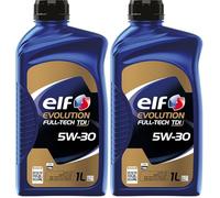 ELF EVOLUTION FULL-TECH TDI 5W-30, Huile moteur essence et Diesel, 1 litre (Lot de 2)