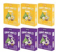 Elf-Family Shirataki Lot de 72 boîtes de 72 nouilles de qualité supérieure en provenance de Thaïlande, végétaliennes, sans gluten, 240 g (144 paquets), spaghettis et fettuccine