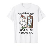 Elf Goose n'est Pas Assez drôle T-Shirt Graphique avec Valeur, Homme, Blanc, XL
