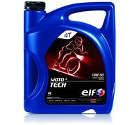Elf Moto 4 Tech 10w-50 Huile de moteur synthétique pour moto 4 litres