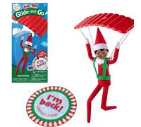 Elf on The Shelf - Kit d'accessoires d'aventure Glide-and-Go - Les Accessoires incluent Un Parachute Rouge en Plastique, Une Corde de Canne à Sucre, Un Harnais en Plastique et Un Tapis d'atterrissage