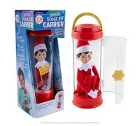 Elf on The Shelf Scout Elf Carrier from The North Pole for Scout Elf Family Adventures - Comprend 2 étiquettes à Message (Elfe Non Inclus) | Accessoire Officiel, étui de Transport, Accessoire