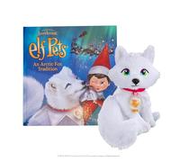 Elf Pets : Une Tradition du Renard Arctique | - Comprend Un Livre d'histoires relié Magnifiquement illustré, Un Elfe câlin en Peluche avec Boule à Neige et Certificat d'adoption Officiel