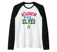 Elf Raised by Elves Noël Manche Raglan