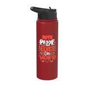 Elf Ruth Saying Funny Christmas Ruth Nom personnalisé Stainless Steel Insulated Water Bottle