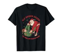 Elf Spider Guard Rouleau de Noël Jiu Jitsu brésilien T-Shirt