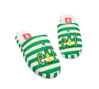 Elf Vert Striped With Logo Placement Print Chaussons mules Femme