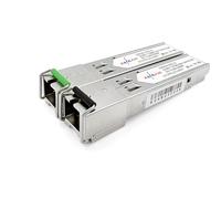 Elfcam® - 1 Paire 10Gbps SFP+ BiDi Module de Transceiver à Fibre Optique 1270nm/1330nm, avec la Fibre Port SC Simplex Monomode, Compatible avec Juniper,DDM 20km