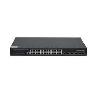 Elfcam® - 10Gb Commutateur Switch Fibre Optique Compatible avec Freebox Ultra, avec 6 Ports 10G SFP+ et 24 Ports 2,5G Ethernet RJ45, Plug & Play Non Géré (6 Ports 10Gb SFP+ et 24 Ports 2,5G RJ45)