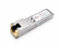 Elfcam® - 10Gb SFP+ en RJ45 Compatible avec Cisco SFP-10G-TS et Freebox Ultra, 10Go SFP+ Module de Transceiver (10Gbase-T), Jusqu'à 30 Mètres sur un Câble Ethernet Cat 6A/ Cat 7/ Cat 8