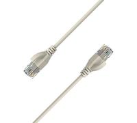 Elfcam® - 15m Câble Ethernet Slim Cat 6, Câble Réseau LAN WAN Cat6 32AWG,Ultra Slim Blanc (15 Mètre)