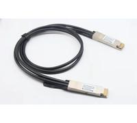 Elfcam - 1m Câble Twinax DAC QSFP28 100G, Câble Cuivre Passif 100GBASE-CR, Compatible avec Cisco,Anneau de Traction Bleu 1 Mètres