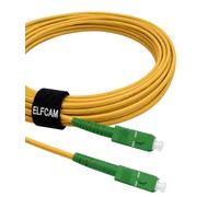 Elfcam® - 200m Câble Fibre Optique (jarretière Optique) SC/APC à SC/APC pour Orange Livebox SFR La Box Fibre Bouygues Telecom Bbox Mobistar (200M)