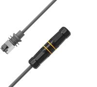 Elfcam - 20m Adaptateurs de Câble Ethernet vers RJ45 Connecteurs pour Starlink Gen 3G /Mini, Coupleur de Réparation d'Extension étanche pour Rallonge de Câble Starlink Gen 3/Mini, 20 Mètres