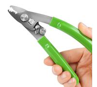 Elfcam® - 4 Coupes en 1, Pince à Dénuder et Ciseaux Kevlar pour Fibre Optique, FTTH Outil Professionnel pour Technicians