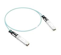 Elfcam - 50m Câble Optique Actif QSFP56 200G InfiniBand HDR pour Commutateurs Quantum et Adaptateurs ConnectX-6 HCA,Compatible avec NVIDIA/Mellanox MFS1S00-H001V