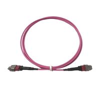 Elfcam - 50m MTP/MPO vers MTP/MPO 16 Fibres Multimode OM4 50/125μm,Polarité de Type B,50 Mètre,16 Brins