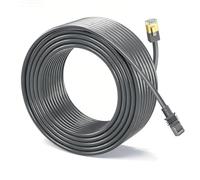 Elfcam - 5m Câble Ethernet Starlink Gen 3 Cat 6 26AWG,D'un Côté Le Connecteur StarLink(IP68),de l'autre le RJ45 Standard,Répondre Simultanément à Diverses Exigences à l'intérieur et à l'extérieur