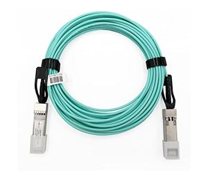 Elfcam® - 60m Active Optical Cable (AOC) OM3 SFP+ à SFP+ AOC 10Gbit/s, Compatible avec Freebox Ultra et Delta (60 Mètres)