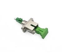 Elfcam® - Adaptateur à Fibre Optique Câble Monomode Simplex LC/APC Male à SC/APC Female, Lot de 1