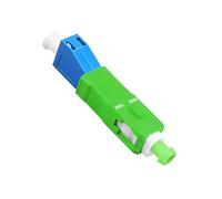 Elfcam® - Adaptateur à Fibre Optique Câble Monomode Simplex SC/APC Male à LC/UPC Female, Lot de 1