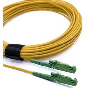 Elfcam® - Câble à Fibre Optique E2000/APC à E2000/APC Monomode Simplex 9/125μm Jarretière Optique LSZH（0,5m）