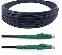 Elfcam® - Câble à Fibre Optique en Acier Blinde LC/APC à LC/APC Simplex Monomode LSZH (15M)