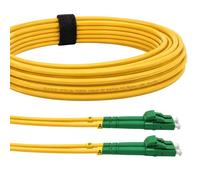 Elfcam® - Câble à Fibre Optique (Jarretière Optique) LC/APC à LC/APC OS2 Monomode Duplex 9/125um LSZH, (25M)