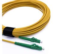 Elfcam Câble à Fibre Optique LC/APC à LC/APC Monomode Simplex, 9/125 μm Jarretière Optique LSZH (20M)