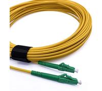 Elfcam Câble à Fibre Optique LC/APC à LC/APC Monomode Simplex, 9/125 μm Jarretière Optique LSZH (30M)